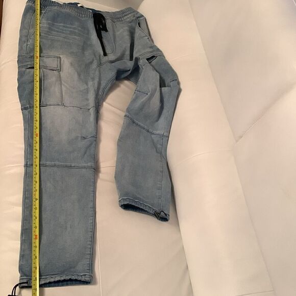 Passim Cargo Utility Jeans Men’s Denim Light Wash Size XL - Picture 6 of 13